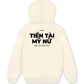 Áo Hoodie Nỉ Hai Da Tiền Tài Mỹ Nữ