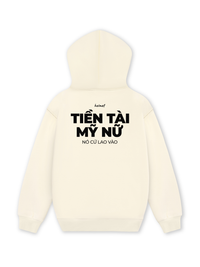 Áo Hoodie Nỉ Hai Da Tiền Tài Mỹ Nữ