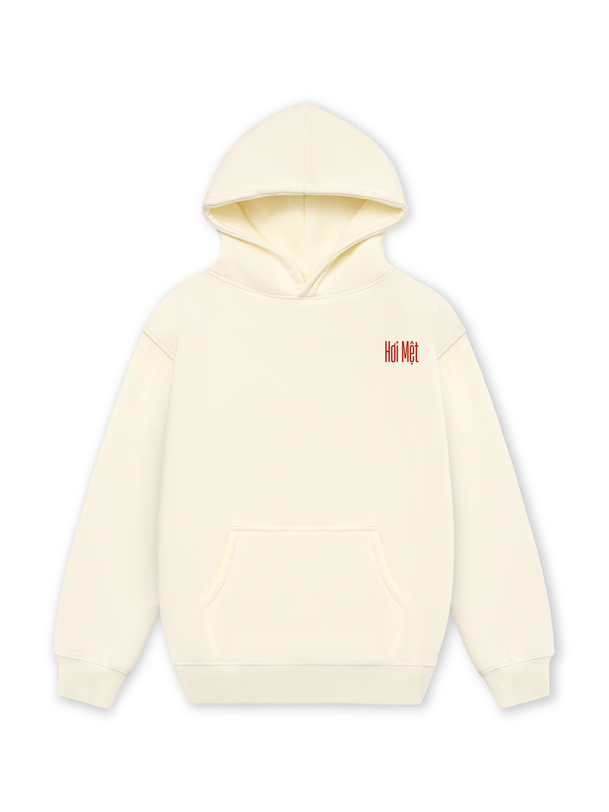 Áo Hoodie Nỉ Hai Da Chỉ Ăn Không Tập
