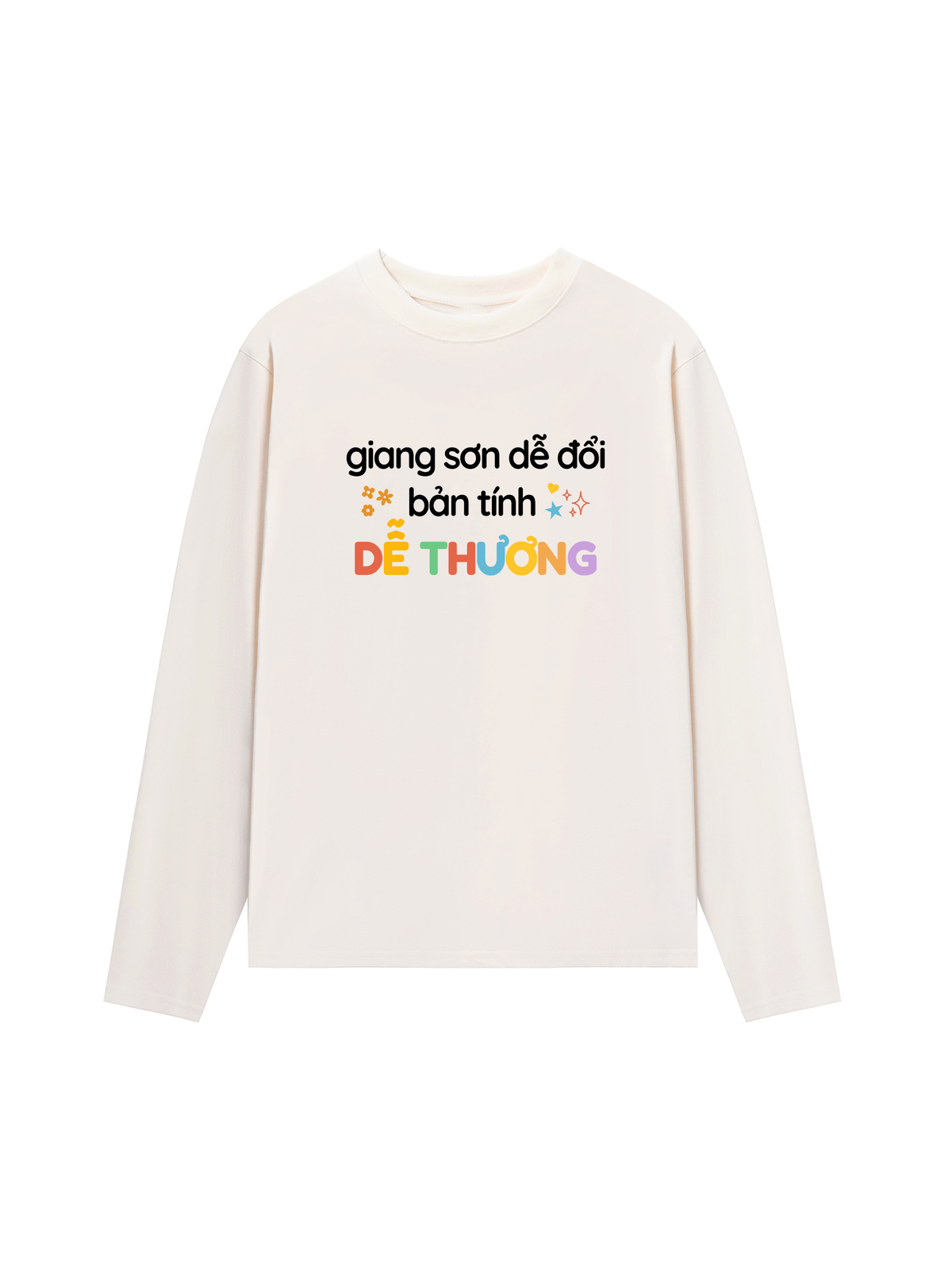 Áo Dài Tay Bản Tính Dễ Thương