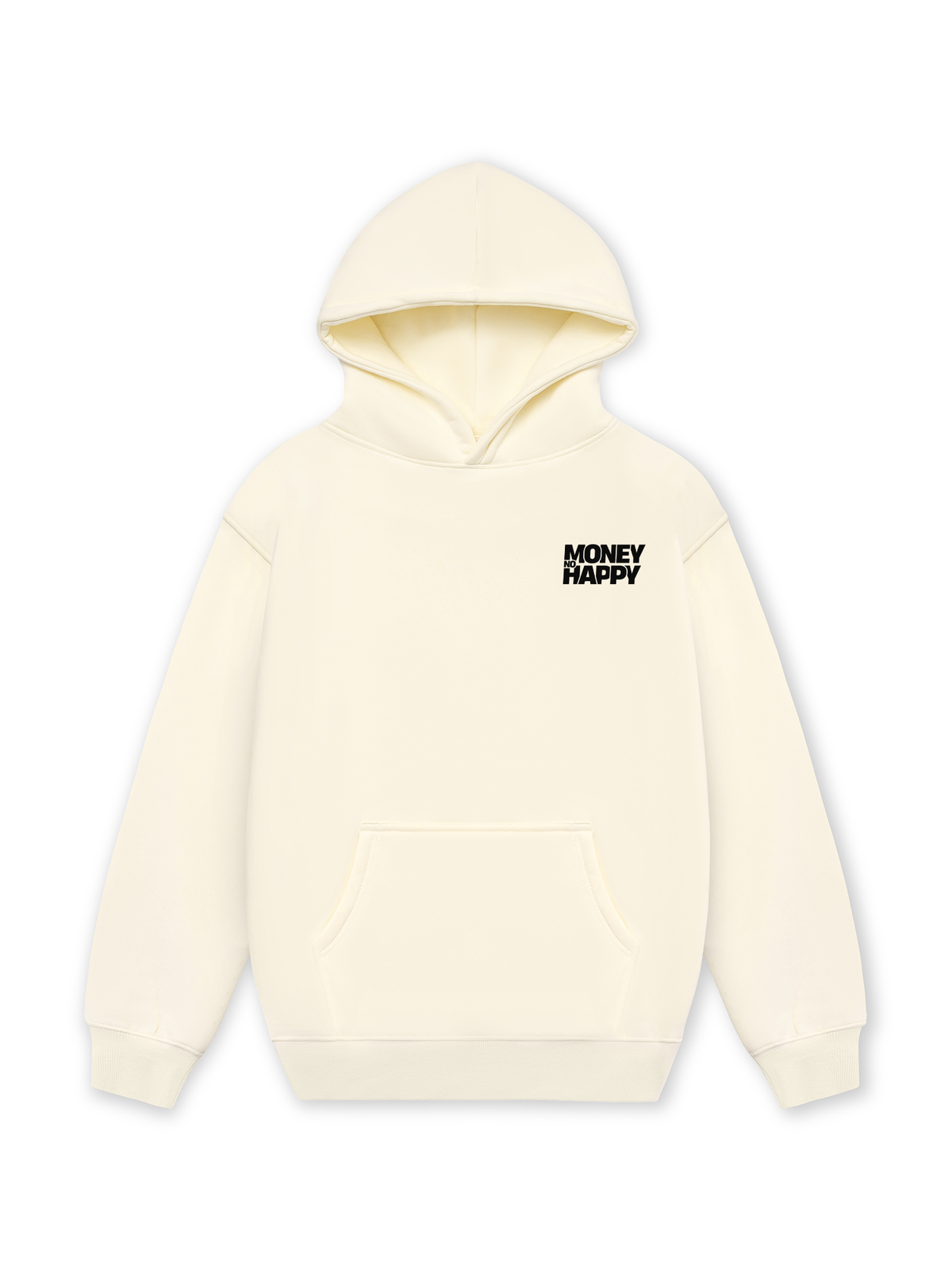 Áo Hoodie Nỉ Hai Da No Money No Happy