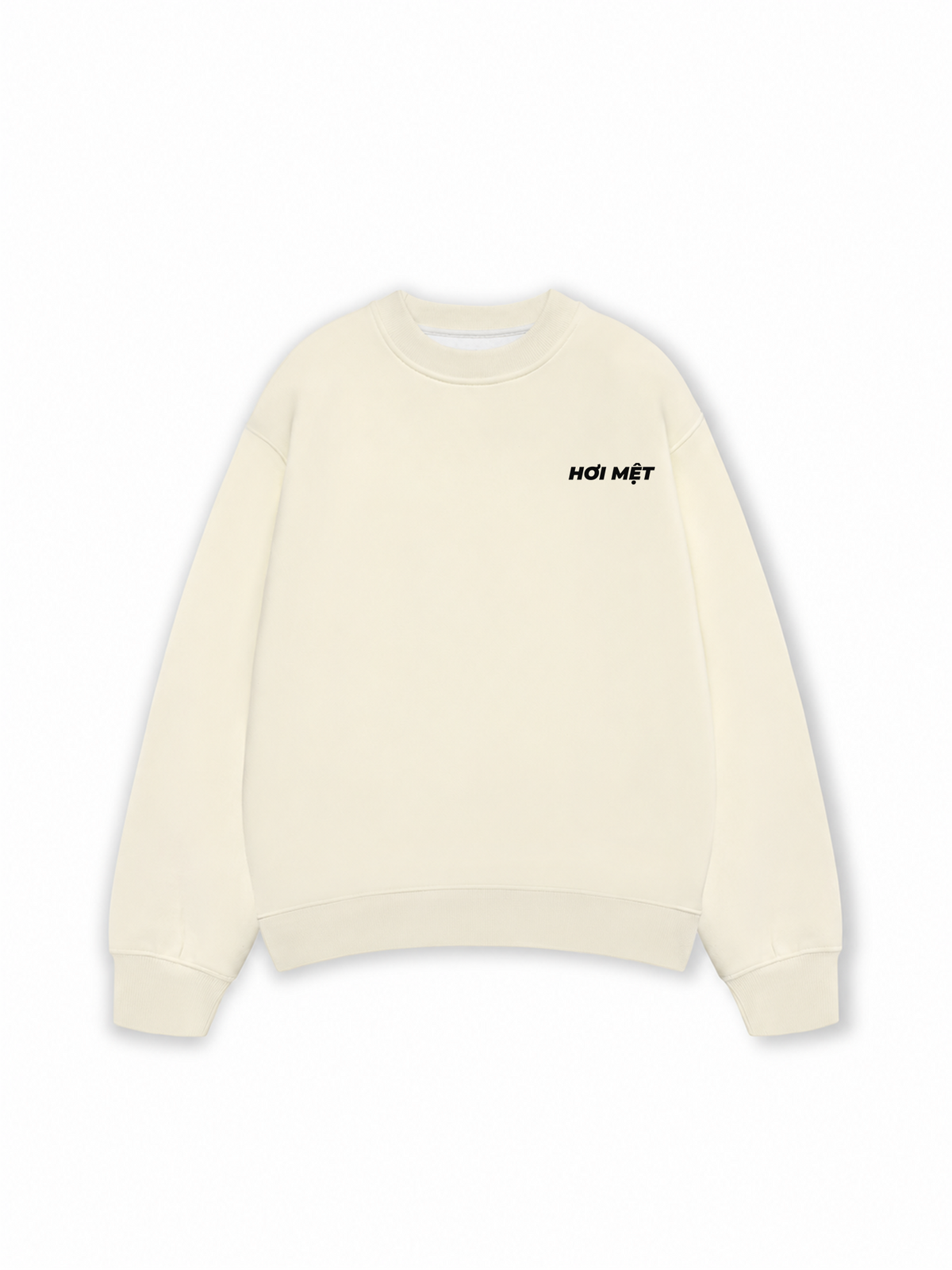 Áo Sweater Nỉ Hai Da Sống Nay Stress Mai