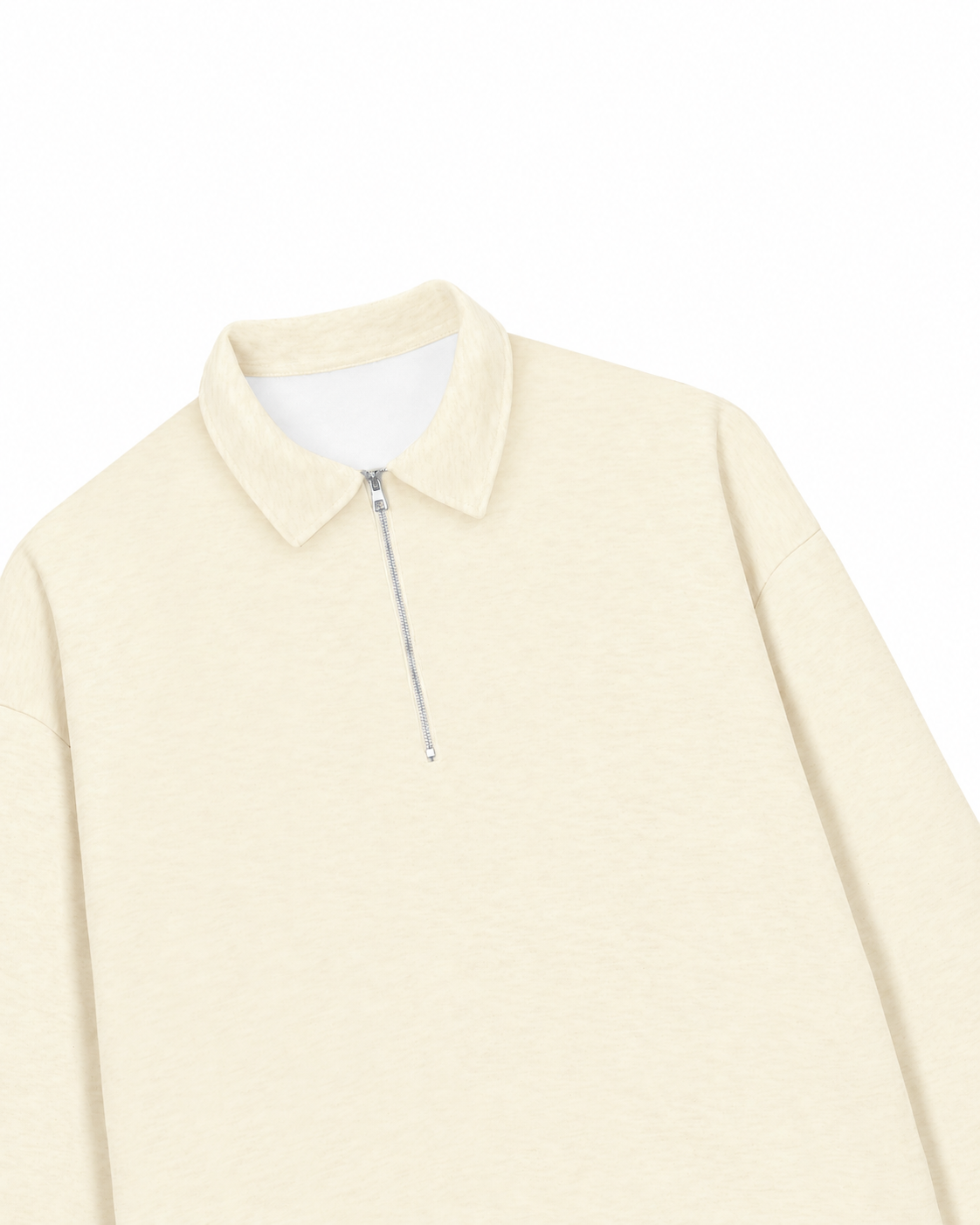 Áo Sweater Polo Nỉ Hai Da Hơi Mệt Basic