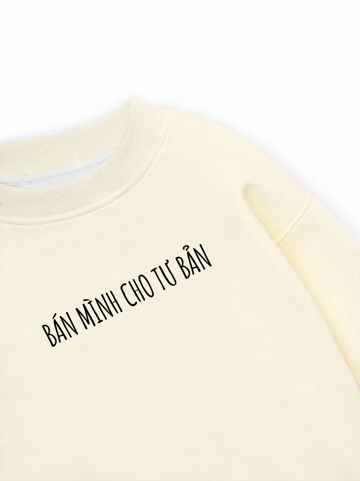 Áo Sweater Nỉ Hai Da Bán Mình Cho Tư Bản