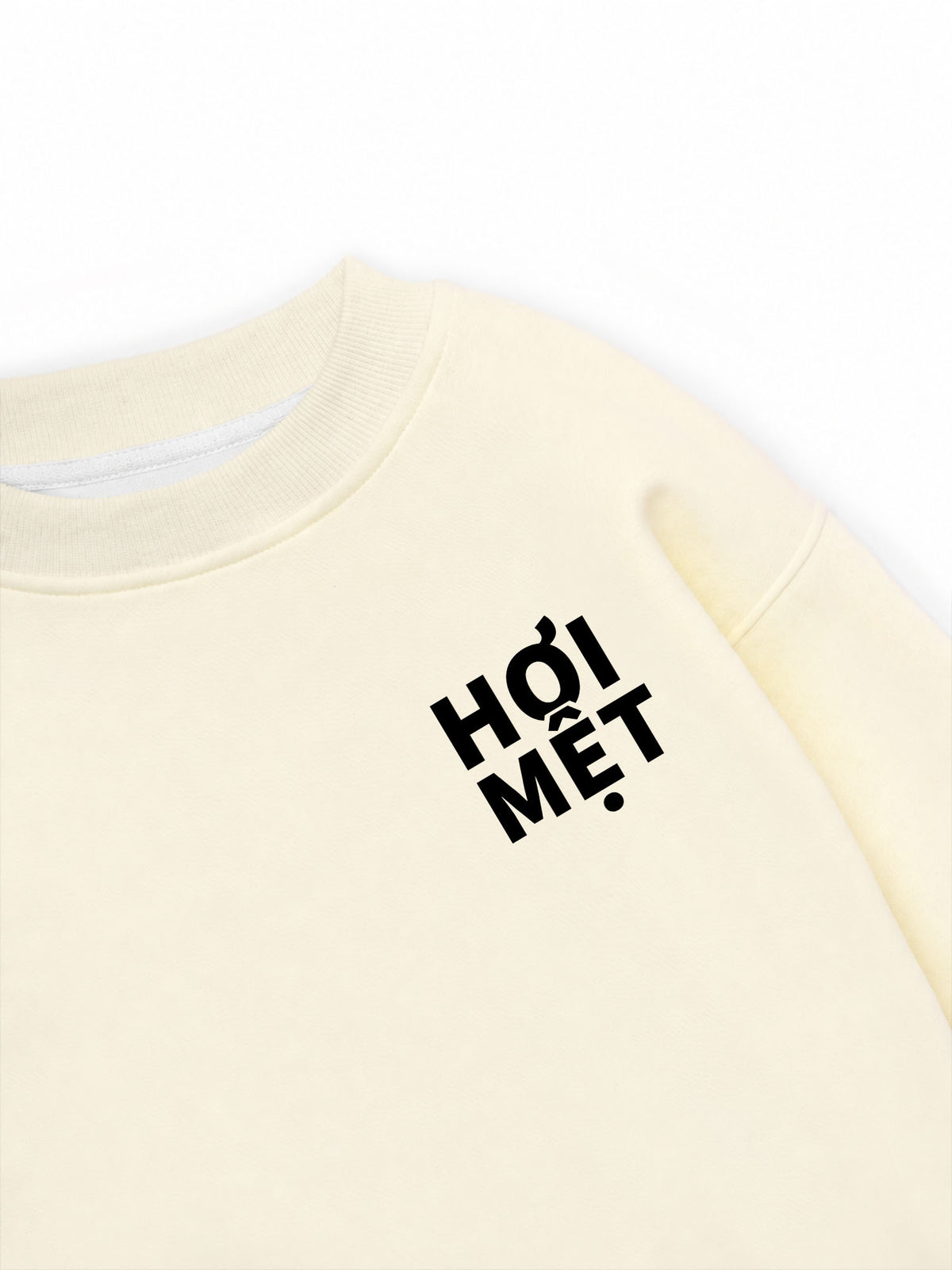 Áo Sweater Nỉ Hai Da Tư Tưởng Không Thông