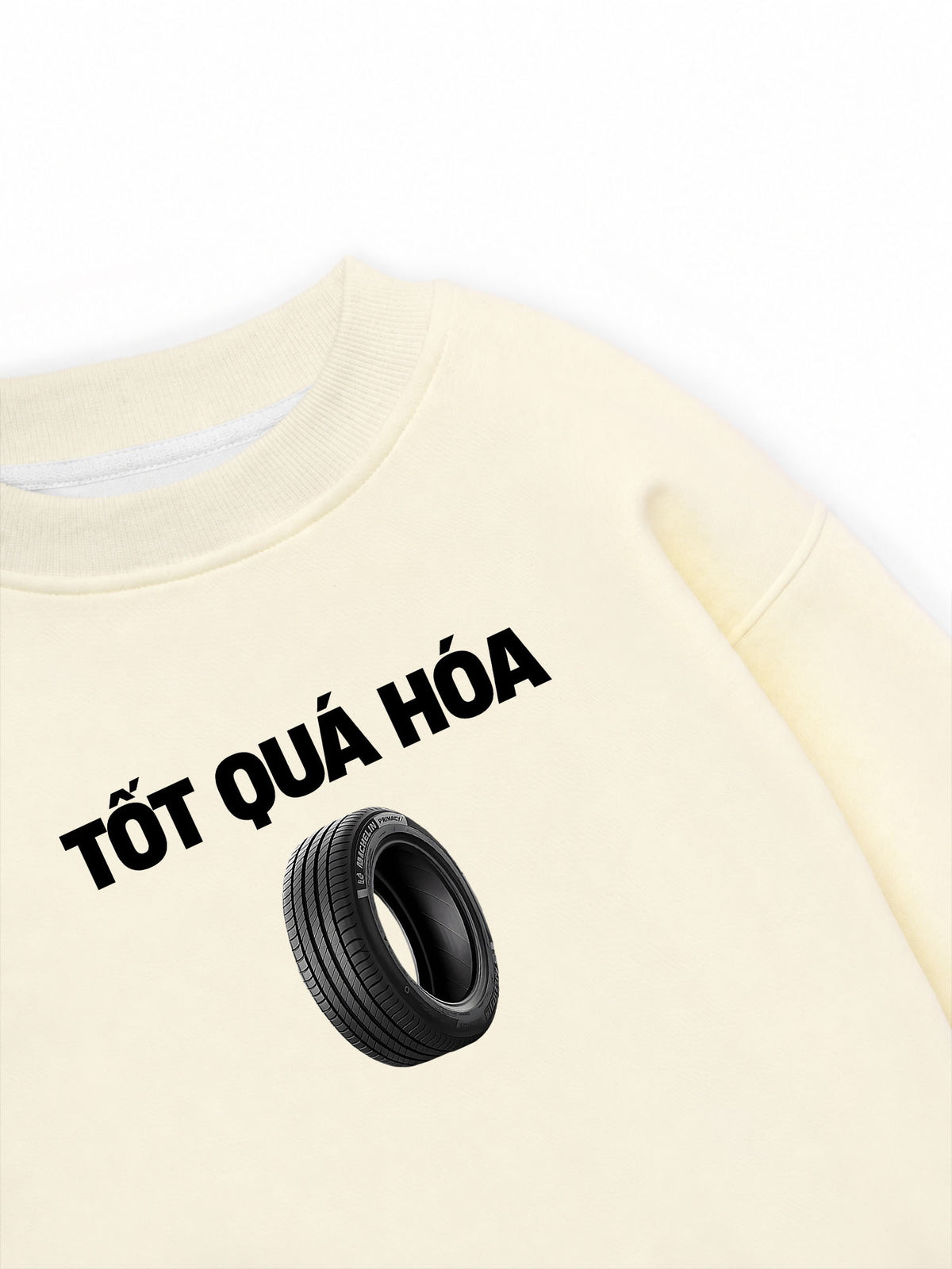 Áo Sweater Nỉ Hai Da Tốt Quá Hóa Lốp