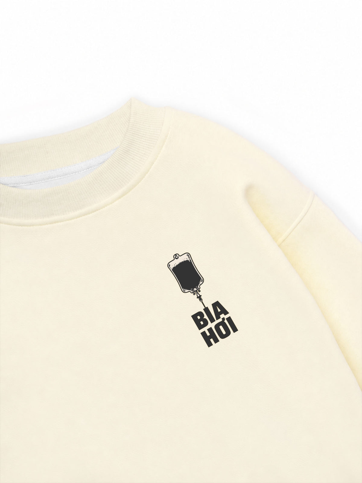 Áo Sweater Nỉ Hai Da Blood Type Is Bia Hơi
