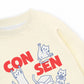 Áo Sweater Nỉ Hai Da Con Sen Ngoan Đạo Mèo