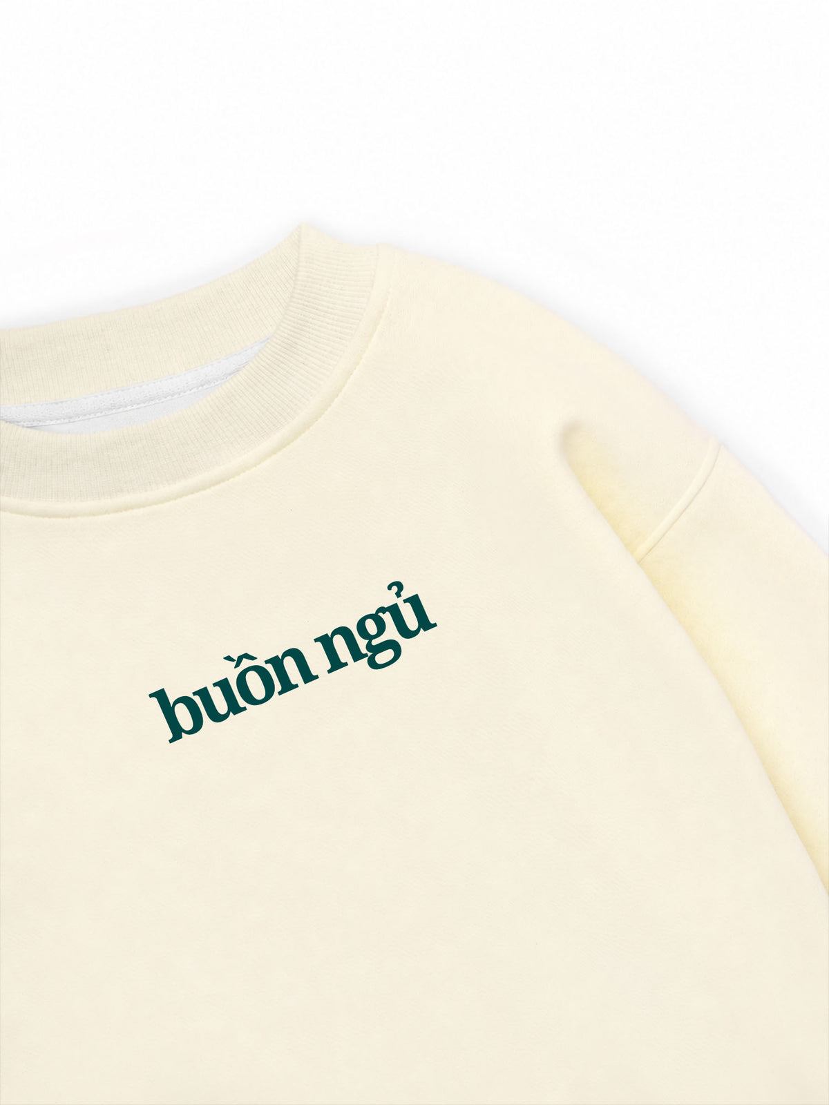 Áo Sweater Nỉ Hai Da Buồn Ngủ