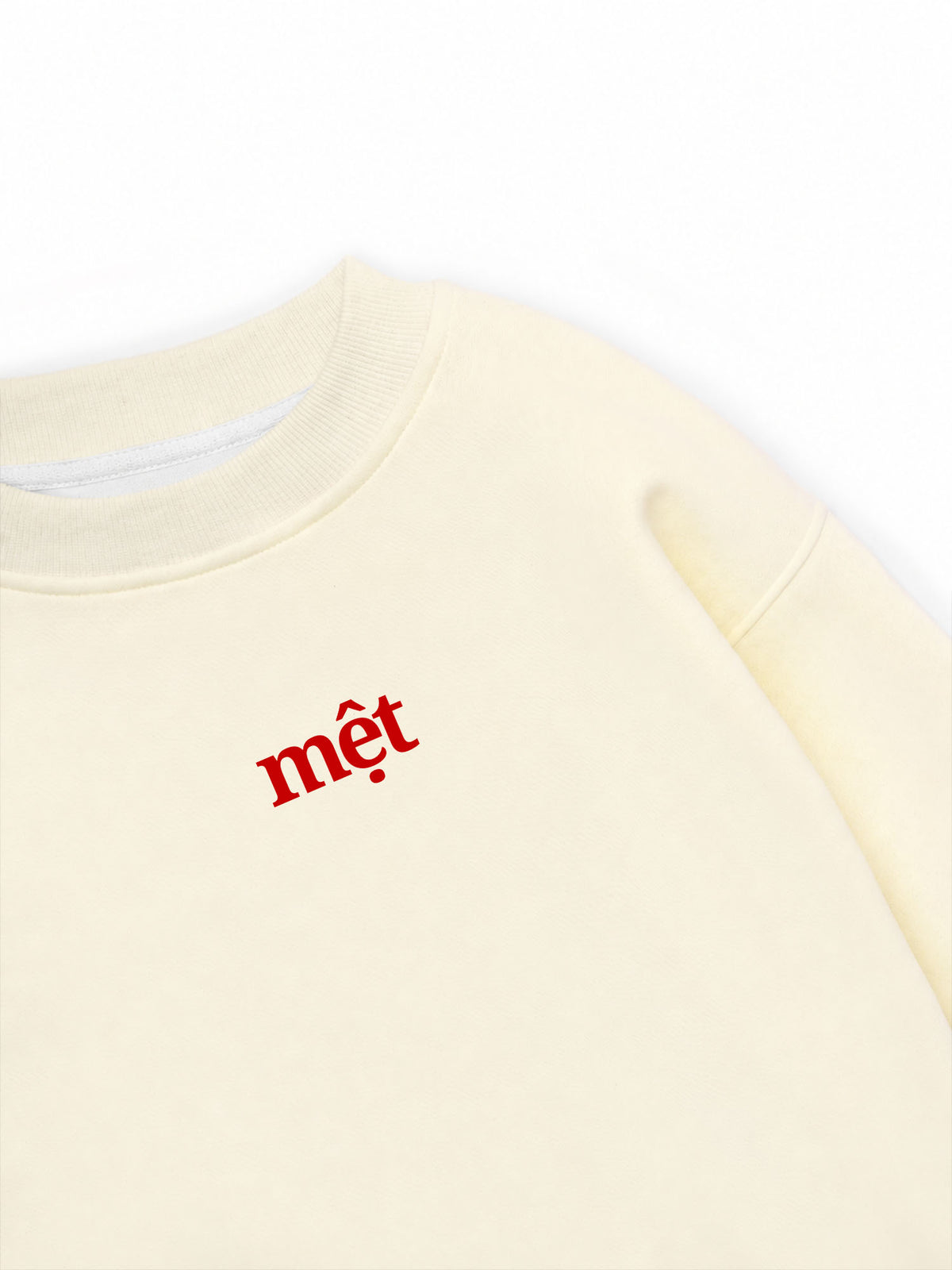 Áo Sweater Nỉ Hai Da Mệt