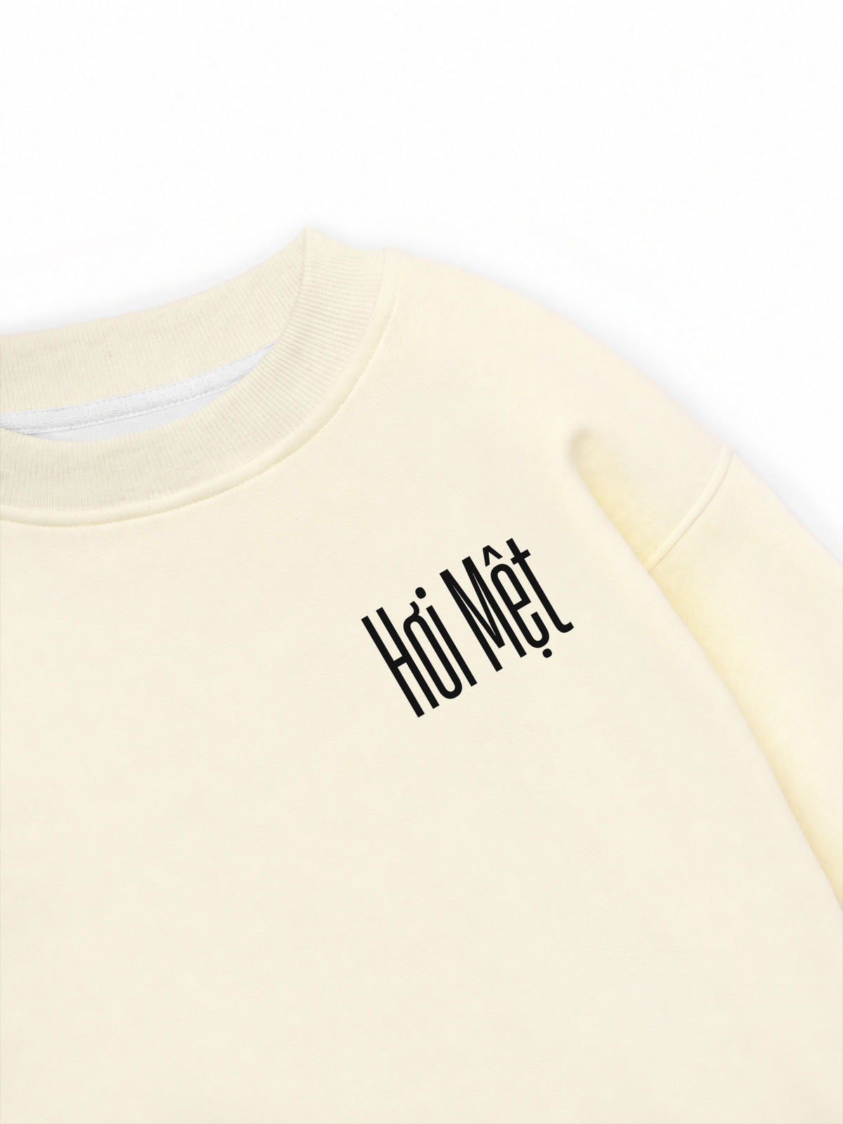 Áo Sweater Nỉ Hai Da Chỉ Gánh Mồi