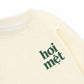 Áo Sweater Nỉ Hai Da Monday Pilates & Matcha