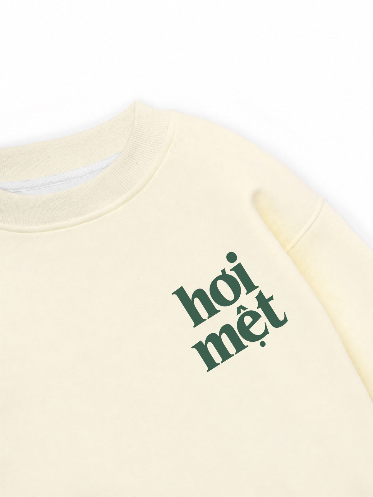 Áo Sweater Nỉ Hai Da Monday Pilates & Matcha