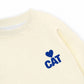 Áo Sweater Nỉ Hai Da Mèo Cười Nhiều Hơn