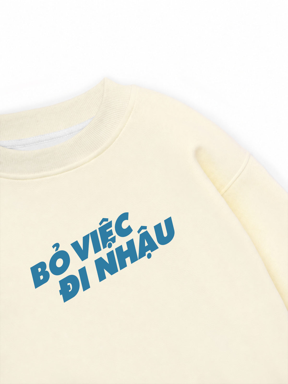 Áo Sweater Nỉ Hai Da Bỏ Việc Đi Nhậu