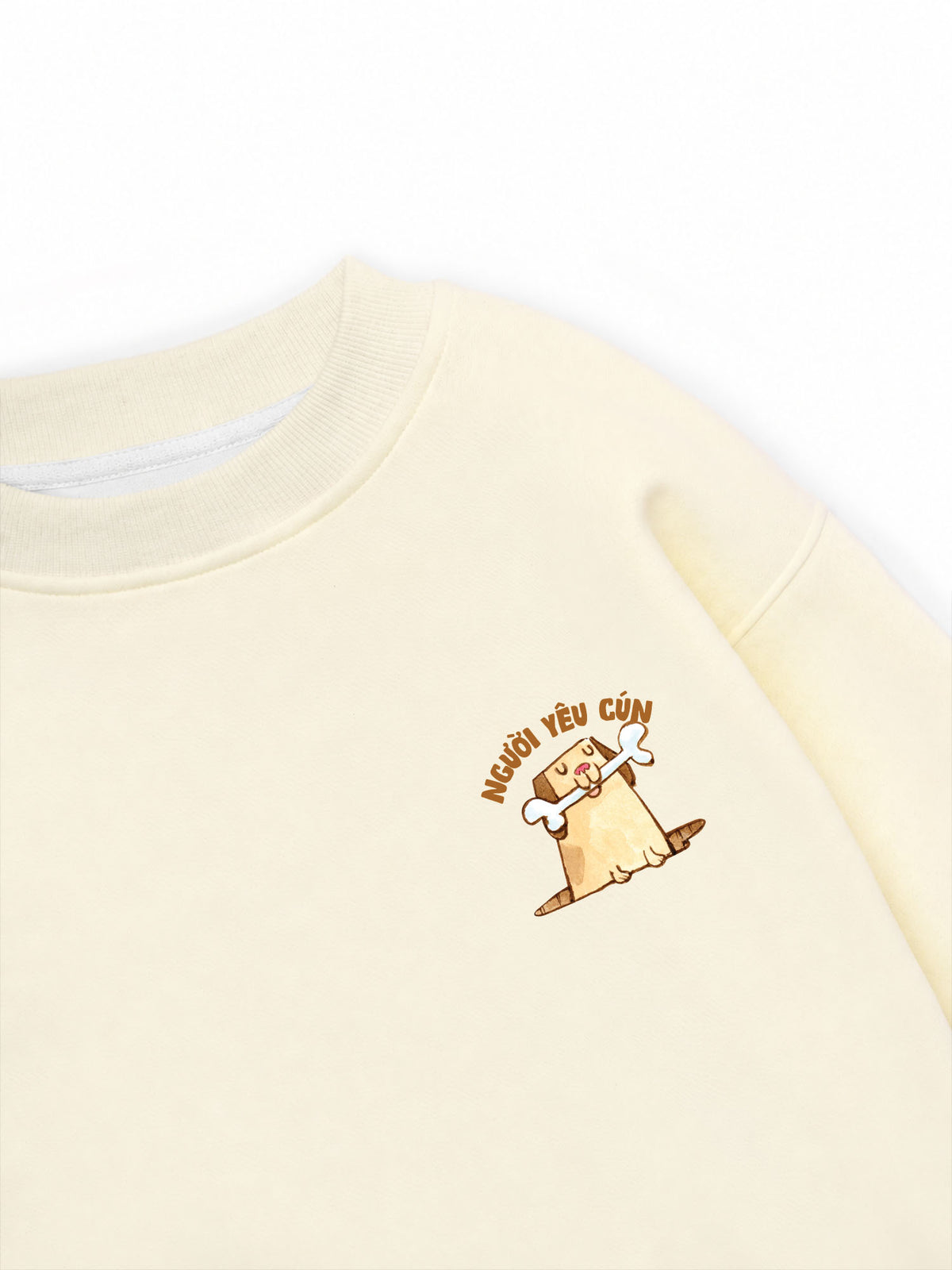 Áo Sweater Nỉ Hai Da Người Yêu Cún
