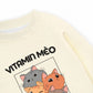 Áo Sweater Nỉ Hai Da Vitamin Mèo