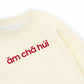 Áo Sweater Nỉ Hai Da Ăm Chả Húi