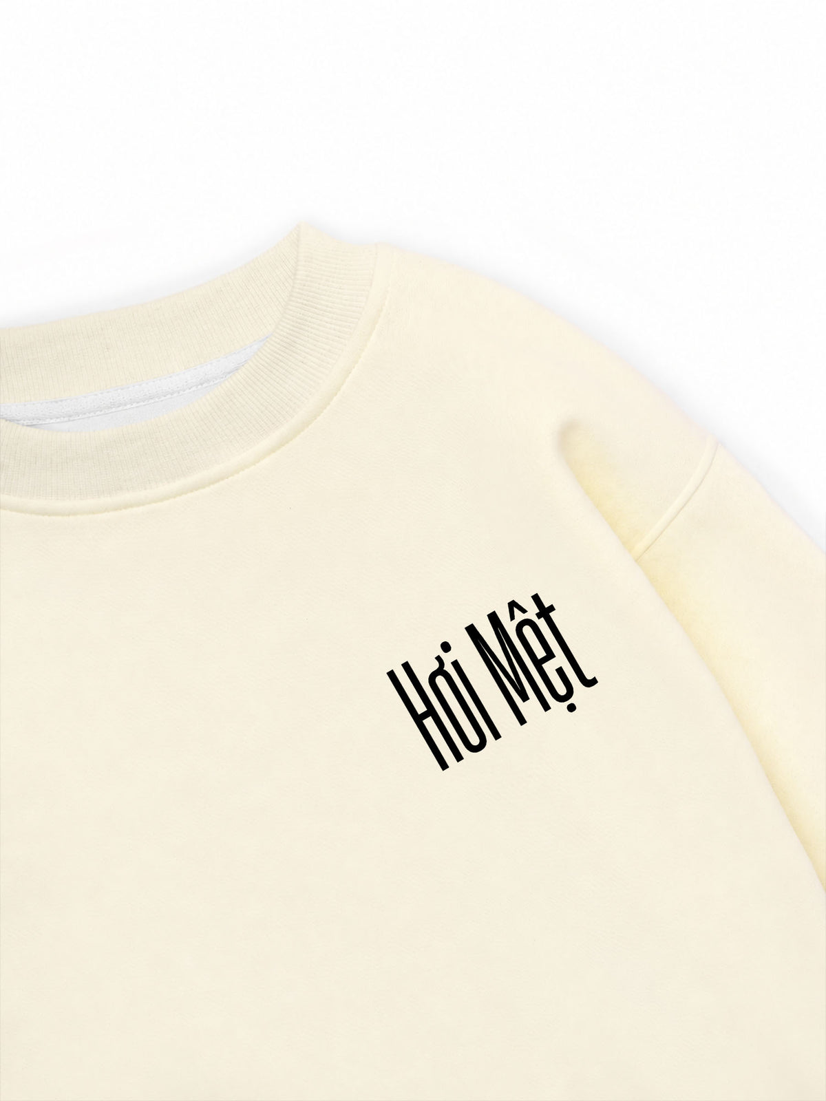 Áo Sweater Nỉ Hai Da Tôi Làm Việc Vất Vả
