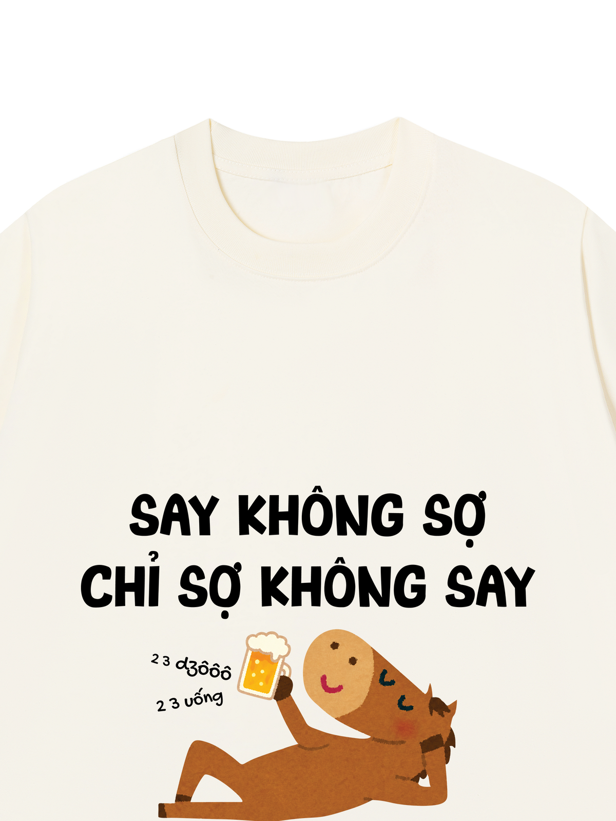 Áo Thun Relaxed Fit Say Không Sợ