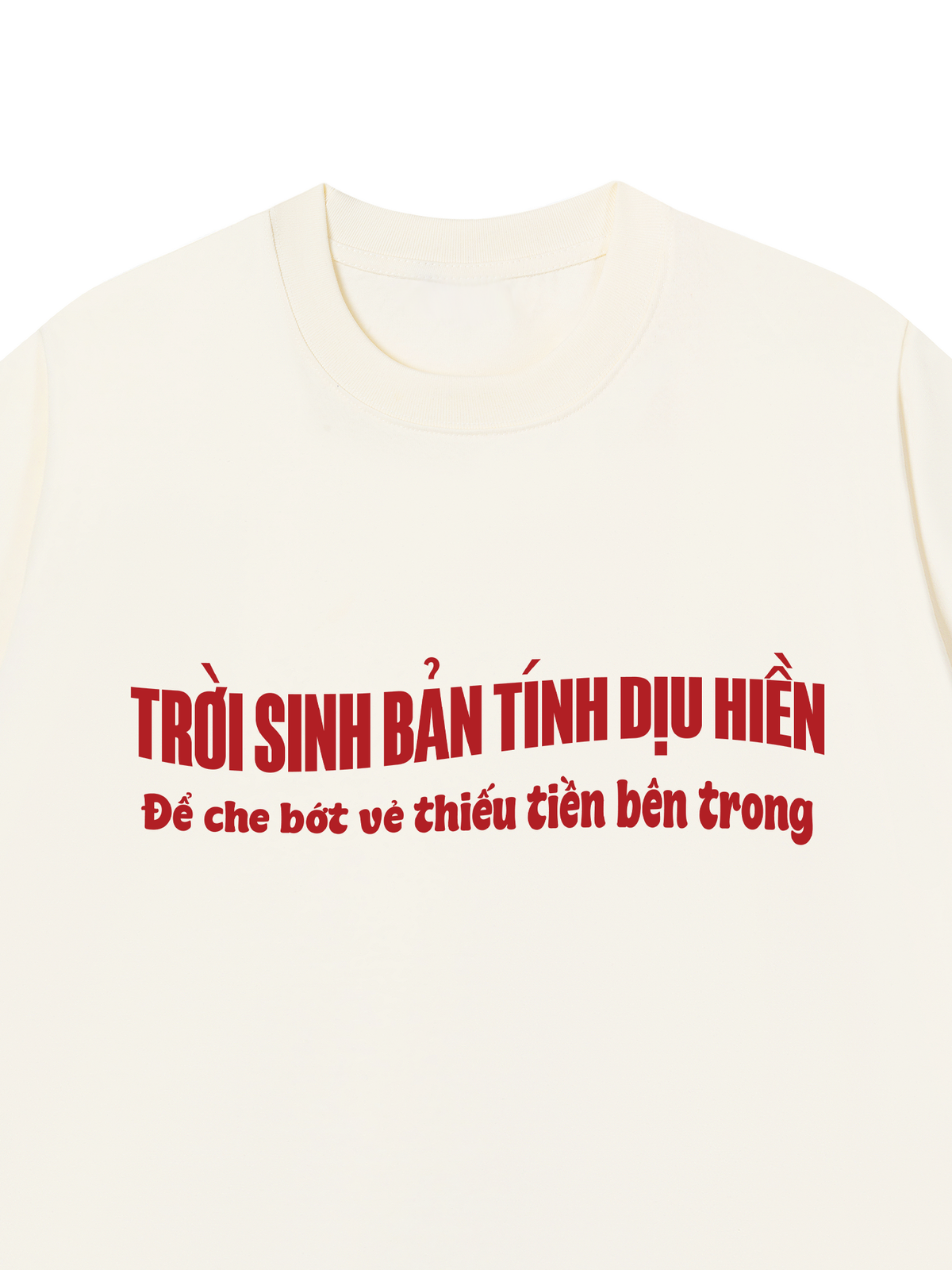 Áo Thun Relaxed Fit Trời Sinh Bản Tính Dịu Hiền