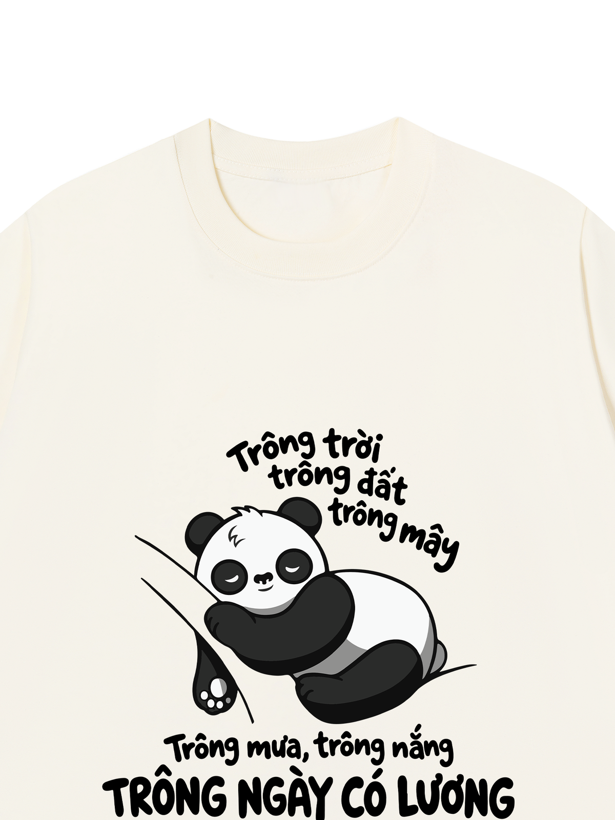 Áo Thun Relaxed Fit Trông Mưa Trông Nắng Trông Ngày Có Lương