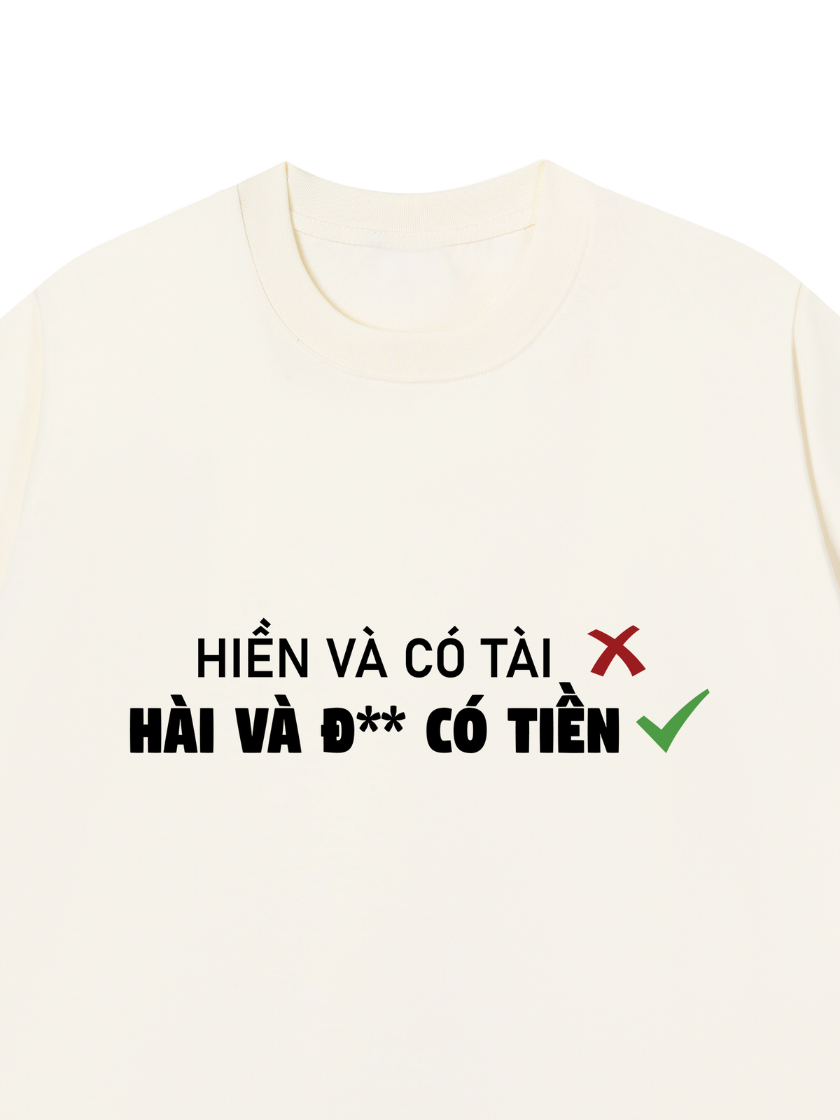 Áo Thun Relaxed Fit Hiền Và Có Tài