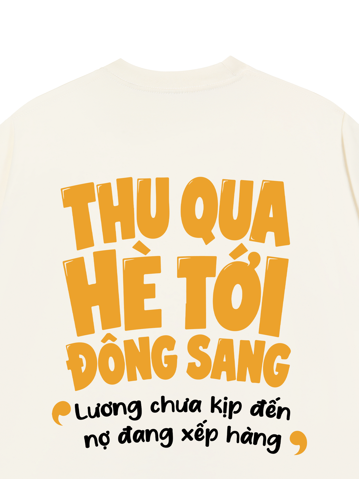 Áo Thun Relaxed Fit Thu Qua Hè Tới Đông Sang