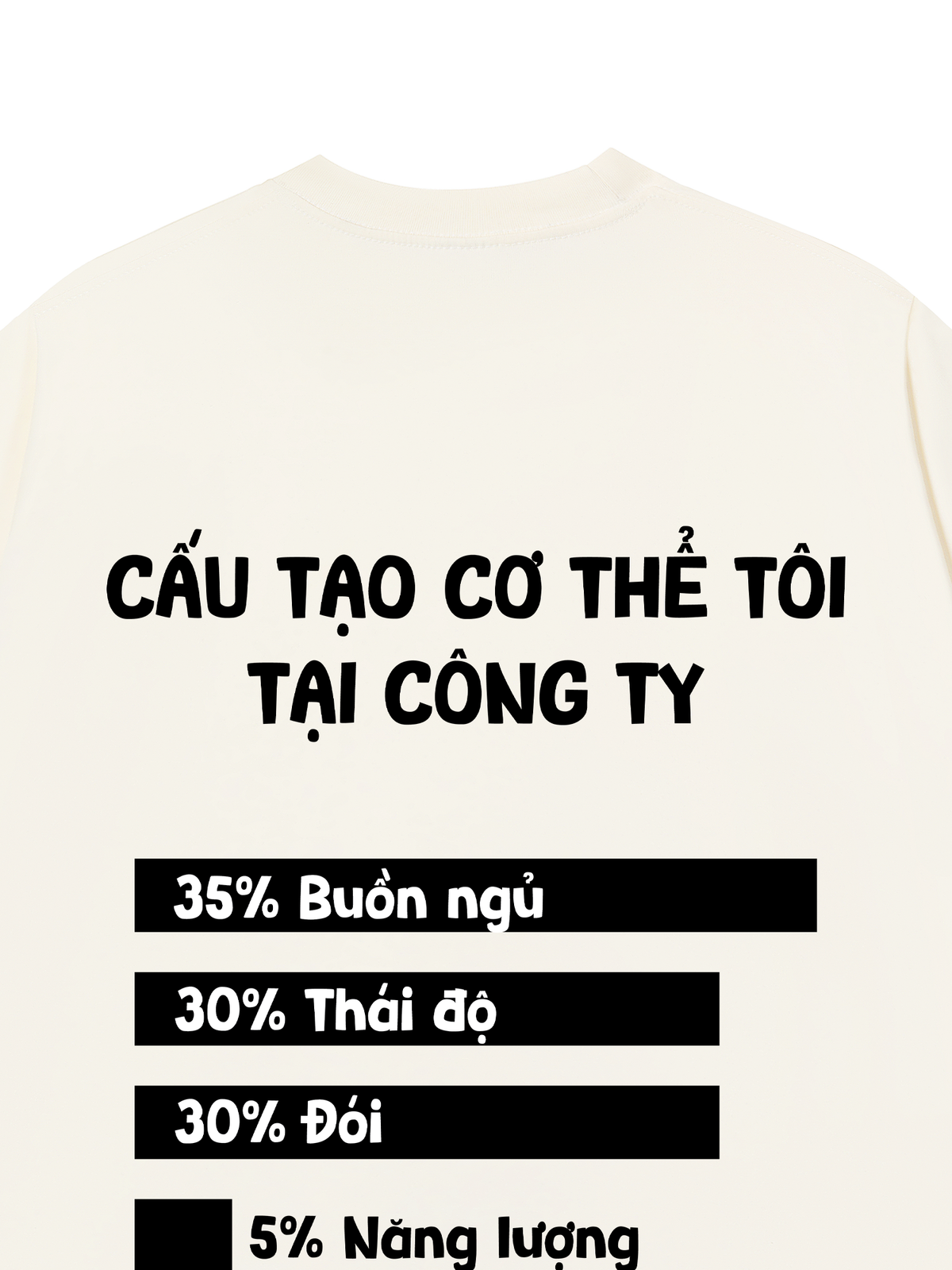Áo Thun Relaxed Fit Cấu Tạo Cơ Thể Tôi Tại Công Ty