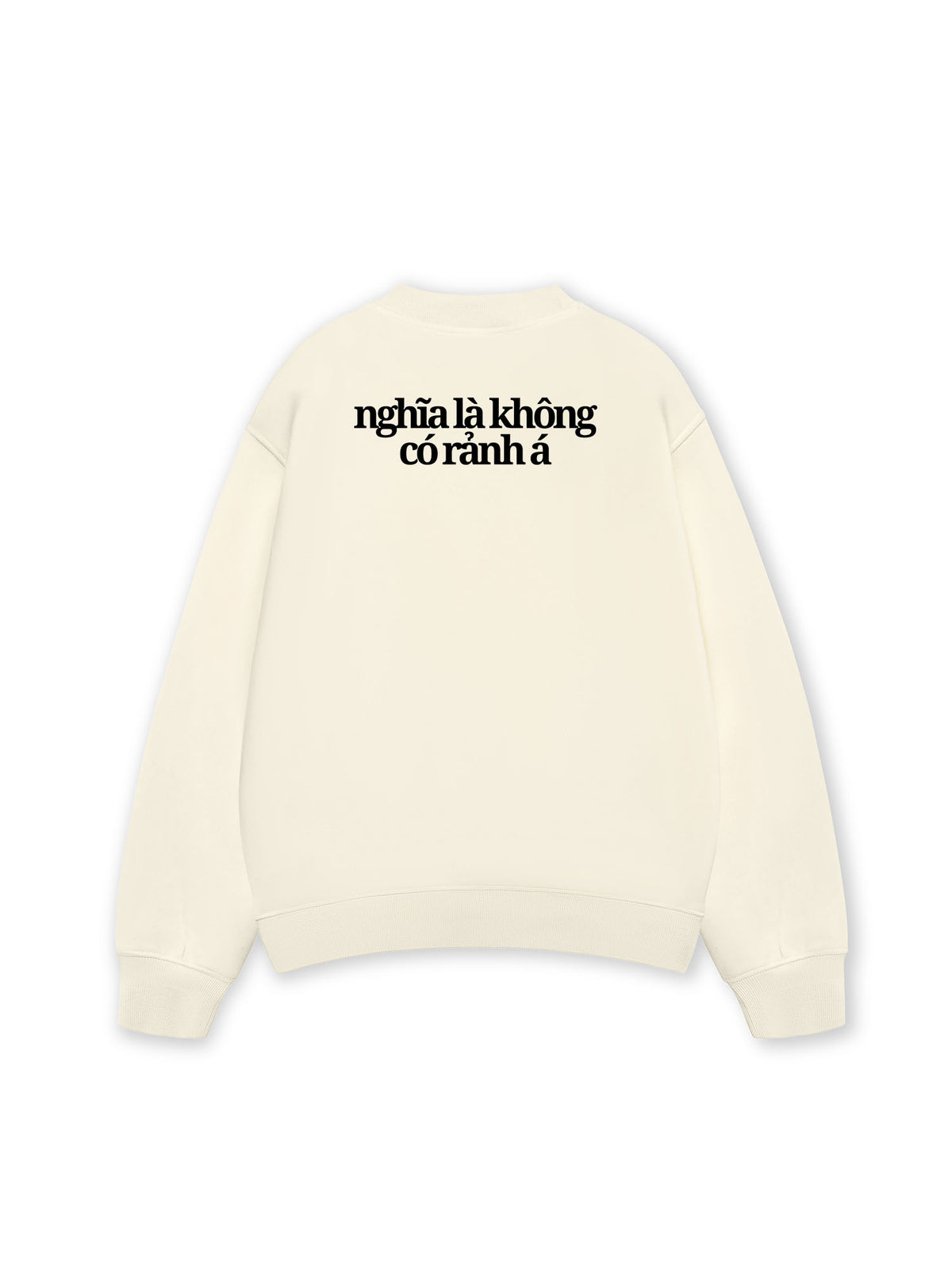 Áo Sweater Nỉ Hai Da Bận Lắm