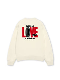 Áo Sweater Nỉ Hai Da Tưởng Là Love