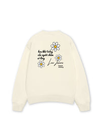 Áo Sweater Nỉ Hai Da Hoa Khó Trồng