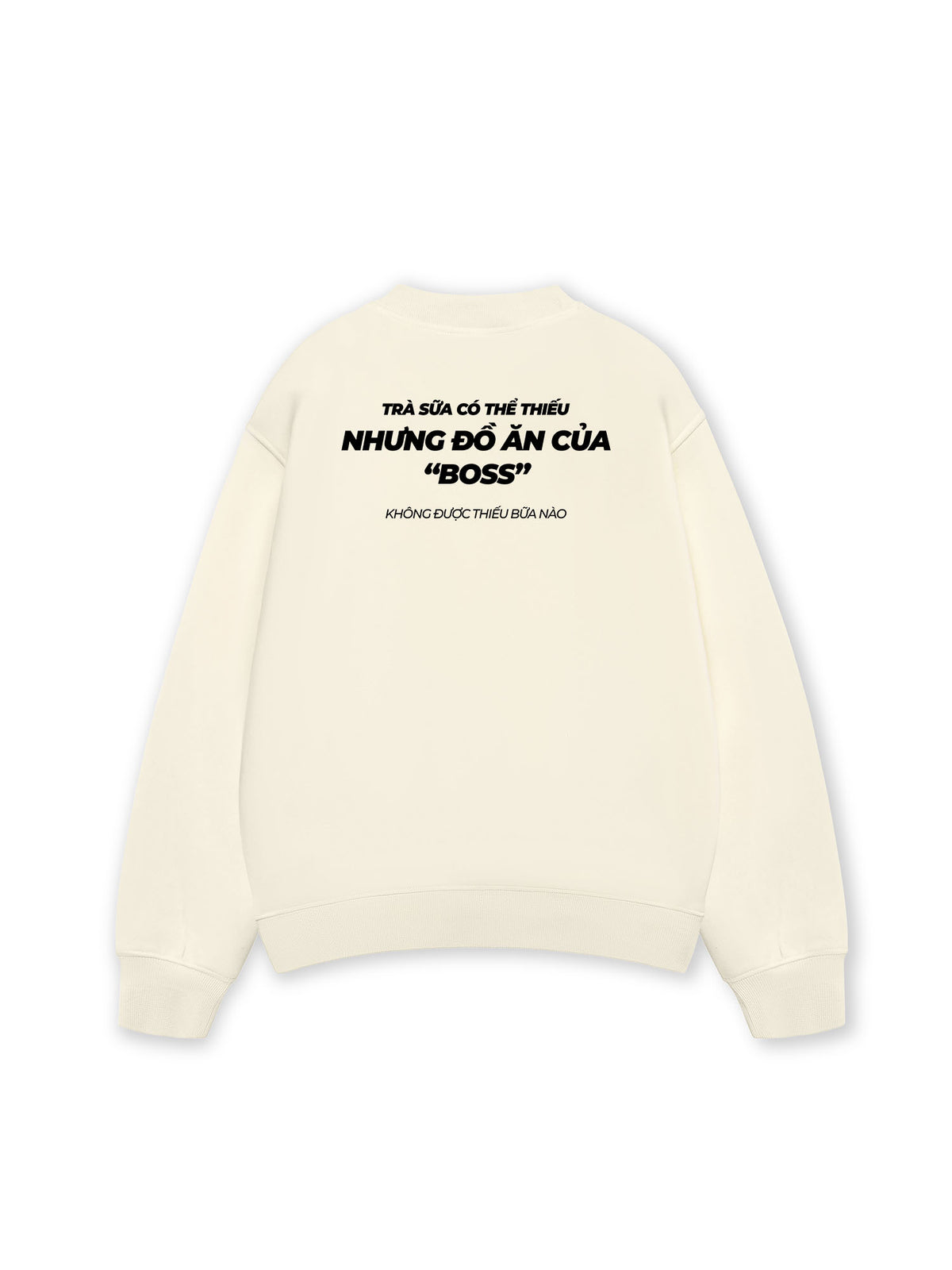 Áo Sweater Nỉ Hai Da Con Sen