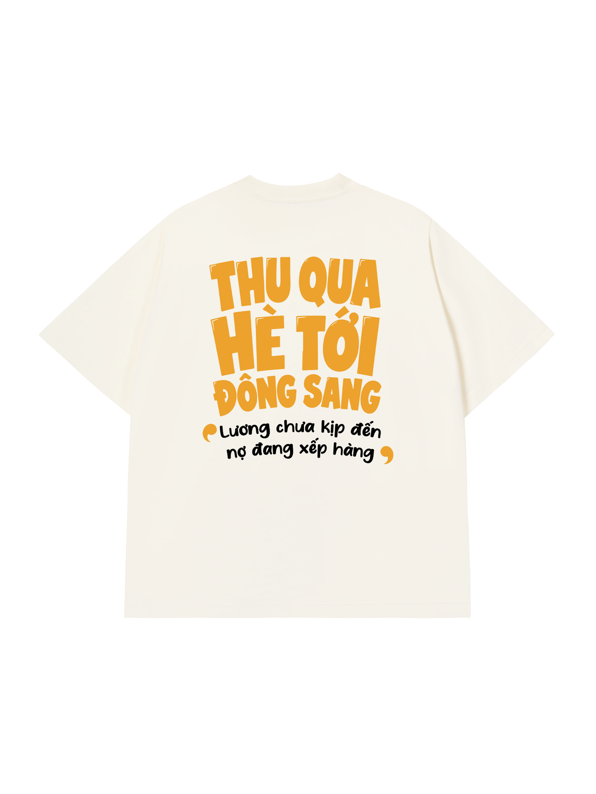 Áo Thun Relaxed Fit Thu Qua Hè Tới Đông Sang
