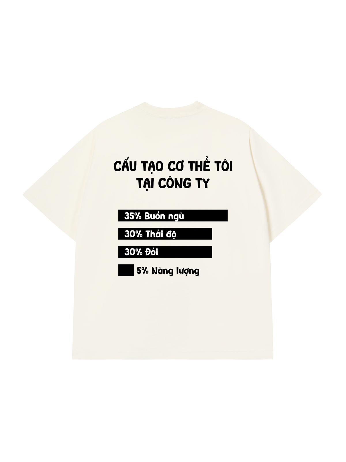 Áo Thun Relaxed Fit Cấu Tạo Cơ Thể Tôi Tại Công Ty