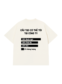 Áo Thun Relaxed Fit Cấu Tạo Cơ Thể Tôi Tại Công Ty