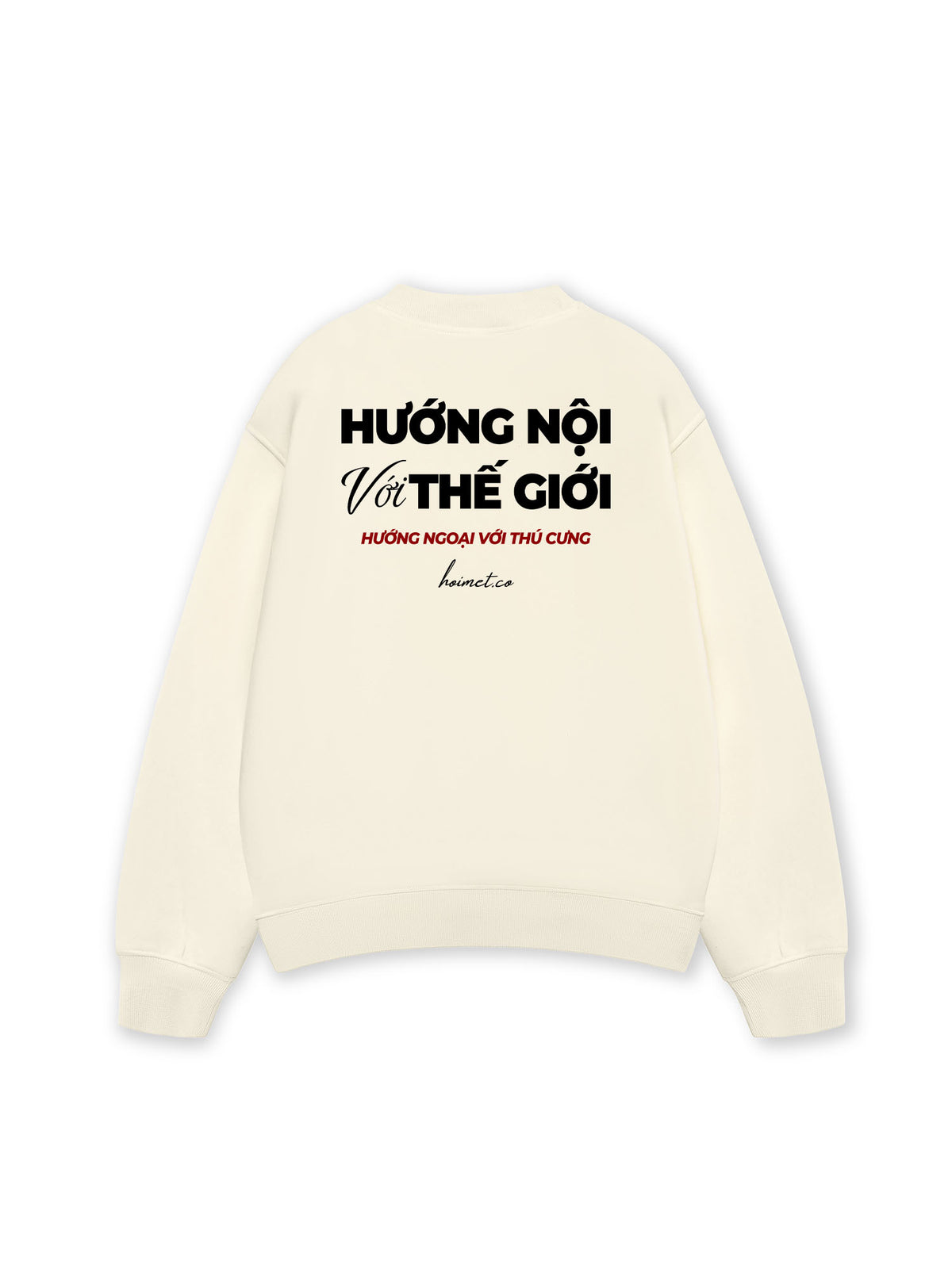 Áo Sweater Nỉ Hai Da Hướng Ngoại Với Thú Cưng