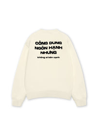 Áo Sweater Nỉ Hai Da Công Dung Ngôn Hạnh