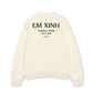 Áo Sweater Nỉ Hai Da Không Dink Vào Lưới