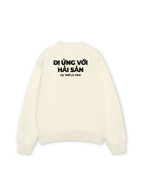 Áo Sweater Nỉ Hai Da Dị Ứng Với Hải Sản