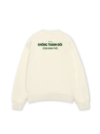 Áo Sweater Nỉ Hai Da Không Thành Đôi