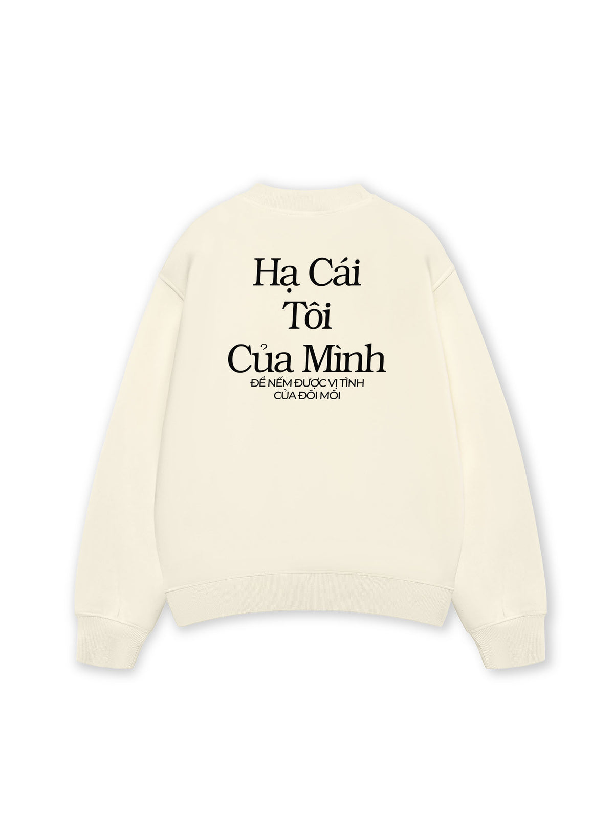 Áo Sweater Nỉ Hai Da Hạ Cái Tôi Của Mình
