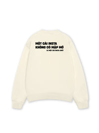 Áo Sweater Nỉ Hai Da Insta Không Có Mập Mờ