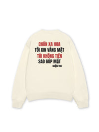 Áo Sweater Nỉ Hai Da Chốn Xa Hoa