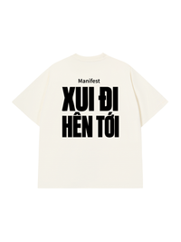 Áo Thun Relaxed Fit Xui Đi Hên Tới