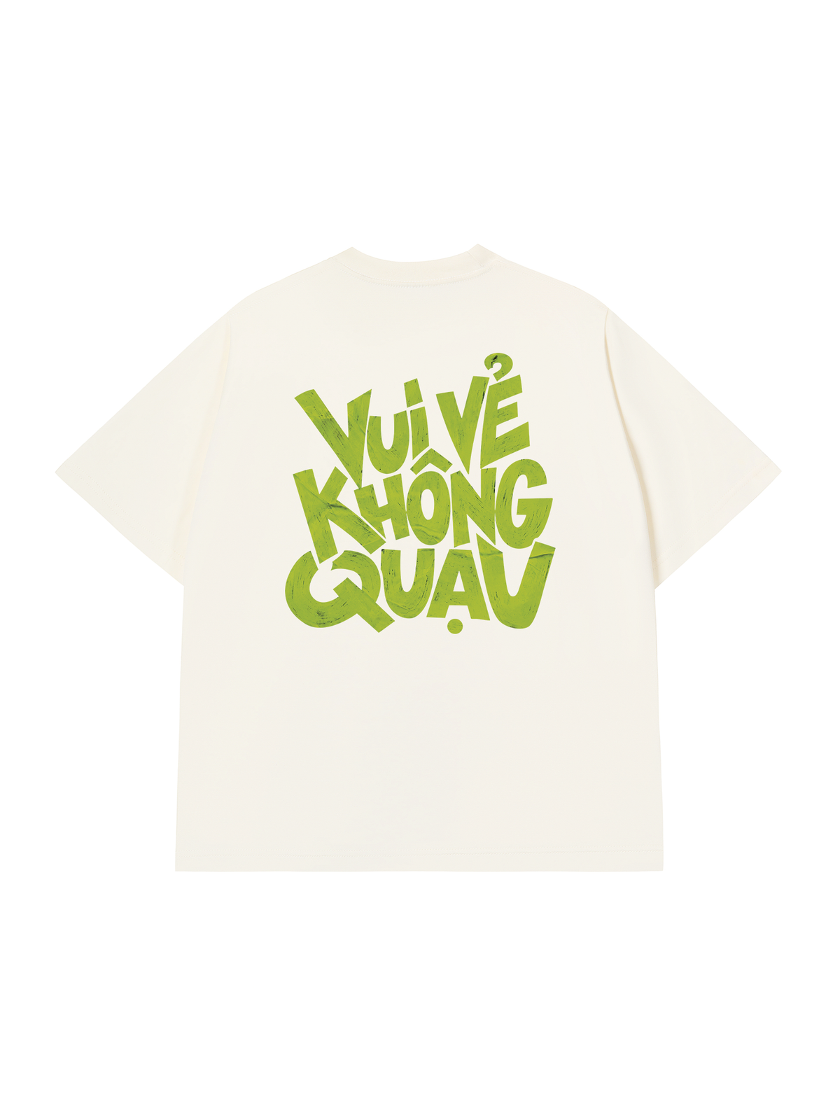 Áo Thun Relaxed Fit Vui Vẻ Không Quạu