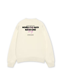 Áo Sweater Nỉ Hai Da Nghèo Cho Sạch