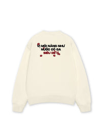 Áo Sweater Nỉ Hai Da  Vị Môi Nàng