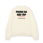 Áo Sweater Nỉ Hai Da Cú Trap Của Anh