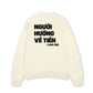 Áo Sweater Nỉ Hai Da Người Hướng Về Tiền